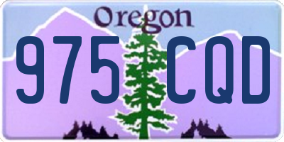 OR license plate 975CQD