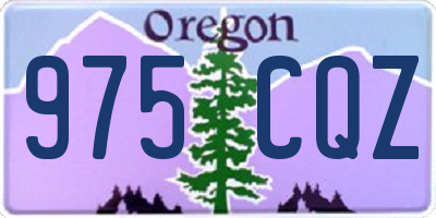 OR license plate 975CQZ