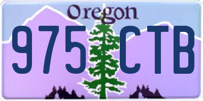 OR license plate 975CTB