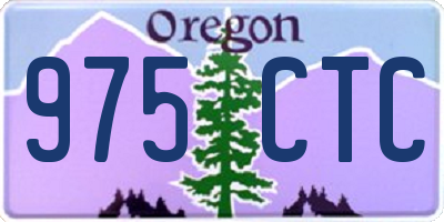 OR license plate 975CTC
