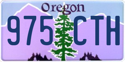 OR license plate 975CTH