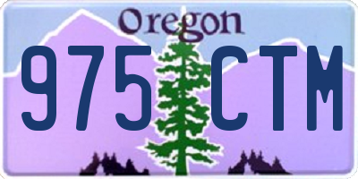 OR license plate 975CTM