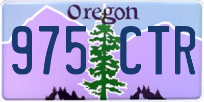 OR license plate 975CTR