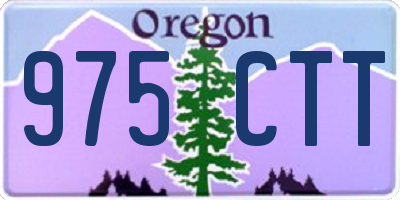 OR license plate 975CTT