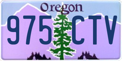 OR license plate 975CTV