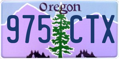 OR license plate 975CTX