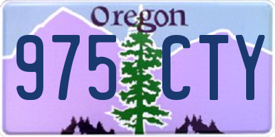 OR license plate 975CTY