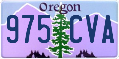 OR license plate 975CVA