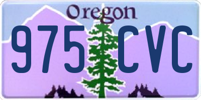 OR license plate 975CVC