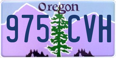 OR license plate 975CVH