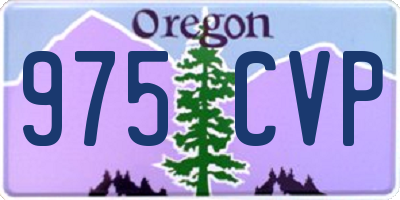 OR license plate 975CVP