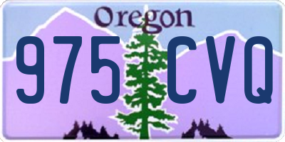 OR license plate 975CVQ