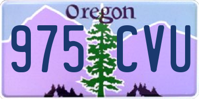 OR license plate 975CVU