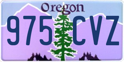 OR license plate 975CVZ