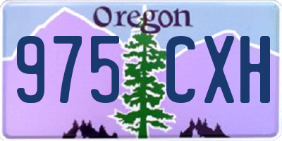 OR license plate 975CXH