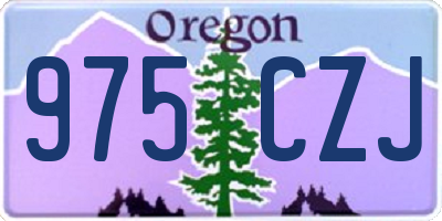 OR license plate 975CZJ