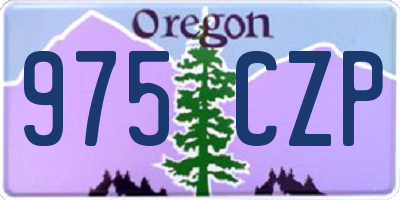 OR license plate 975CZP