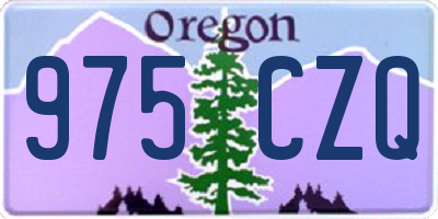 OR license plate 975CZQ