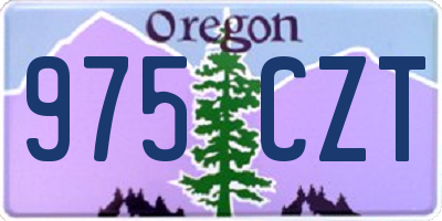 OR license plate 975CZT