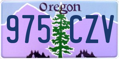 OR license plate 975CZV