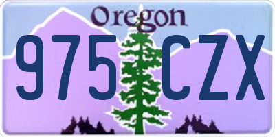 OR license plate 975CZX