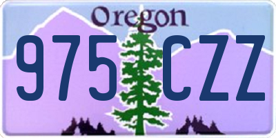 OR license plate 975CZZ
