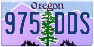 OR license plate 975DDS