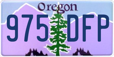 OR license plate 975DFP