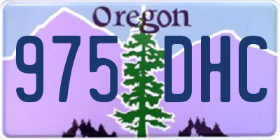 OR license plate 975DHC