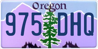 OR license plate 975DHQ
