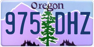OR license plate 975DHZ