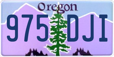 OR license plate 975DJI