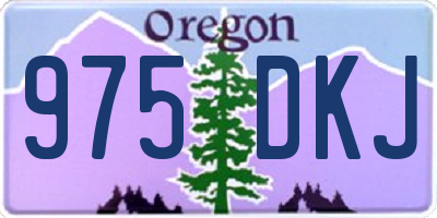 OR license plate 975DKJ