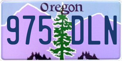 OR license plate 975DLN