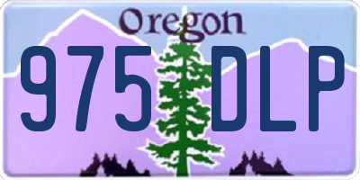 OR license plate 975DLP