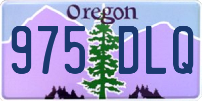 OR license plate 975DLQ
