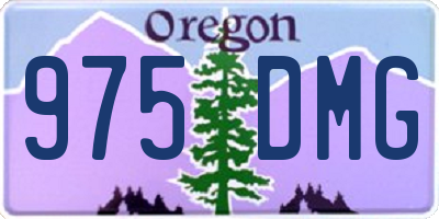 OR license plate 975DMG