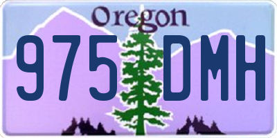 OR license plate 975DMH