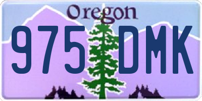 OR license plate 975DMK