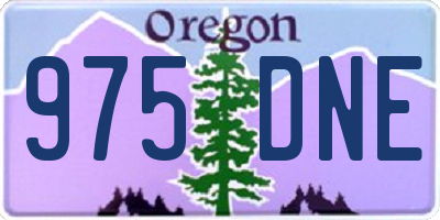OR license plate 975DNE