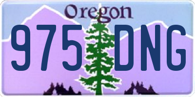 OR license plate 975DNG