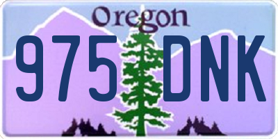 OR license plate 975DNK