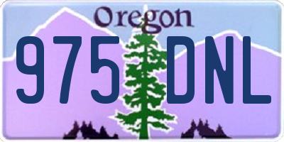OR license plate 975DNL