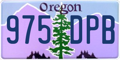 OR license plate 975DPB