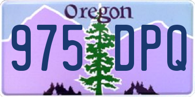 OR license plate 975DPQ