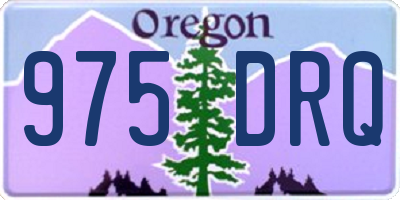 OR license plate 975DRQ