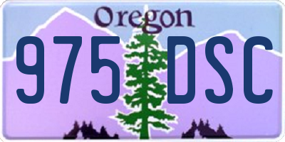 OR license plate 975DSC