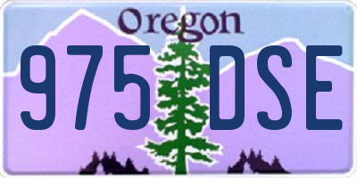 OR license plate 975DSE