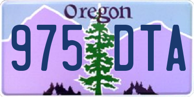 OR license plate 975DTA