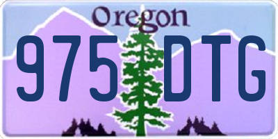 OR license plate 975DTG